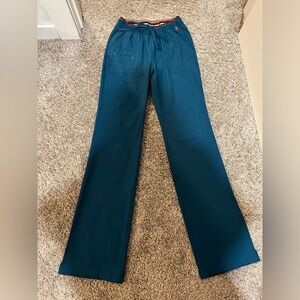 HeartSoul Women’s Scrub Pants, Caribbean Blue, XS/T